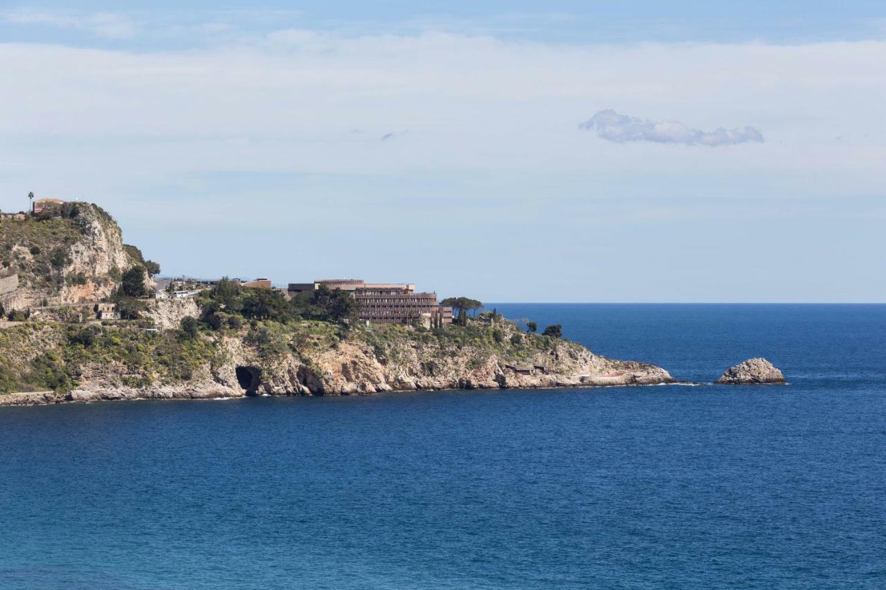 Panoramic Taormina Bay View Apartment Bagian luar foto